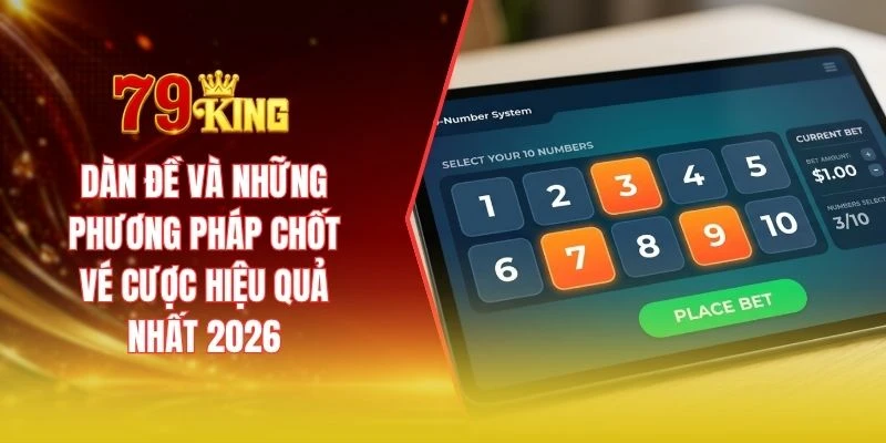 Dàn đề và những phương pháp chốt vé cược hiệu quả nhất 2026