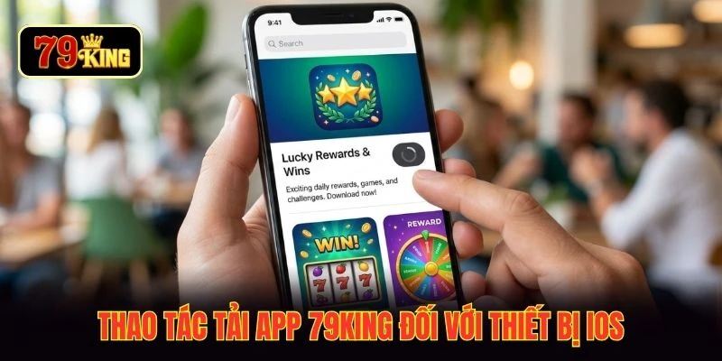Thao tác tải app 79KING đối với thiết bị iOS